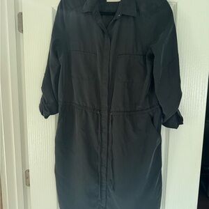 LOFT Black Lounge Shirt Jacket